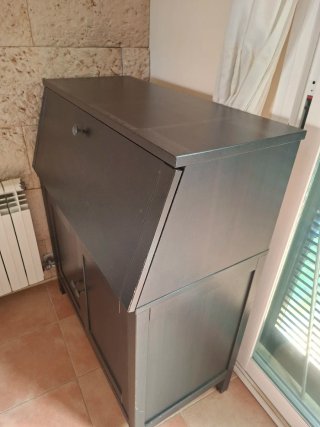 Secreter IKEA madera maciza – escritorio abatible