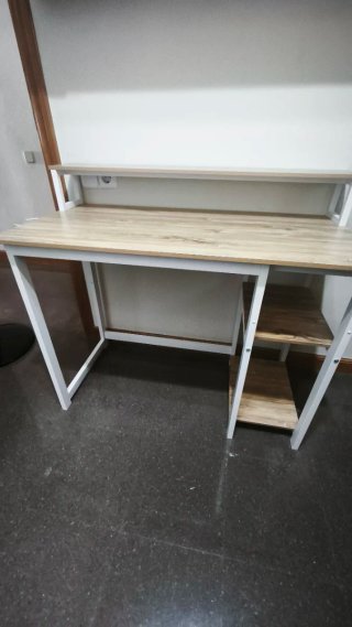 Escritorio moderno madera y metal