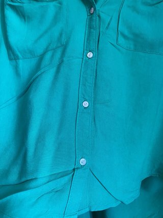 Camicia Hollister verde prato manica corta