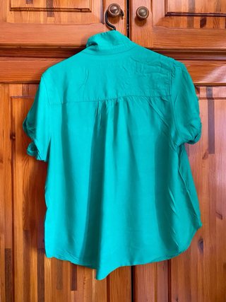 Camicia Hollister verde prato manica corta