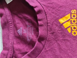 Camiseta Adidas Baseball Talla M Burdeos
