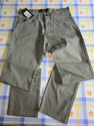 Pantalón Lois Verde Caki Talla 38 Hombre