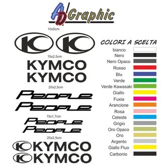 Kit adesivi Kymco People 2.0