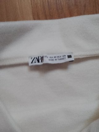 Vestido blanco Zara Talla M