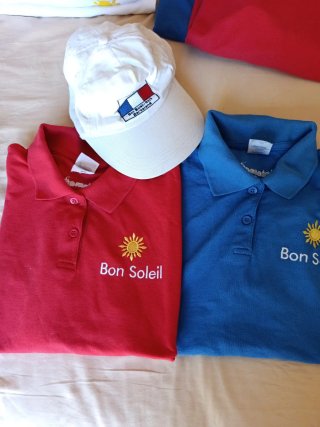 2 Polos Bon Soleil Manga Corta Talla L