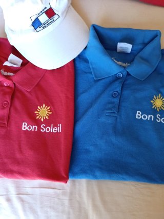 2 Polos Bon Soleil Manga Corta Talla L