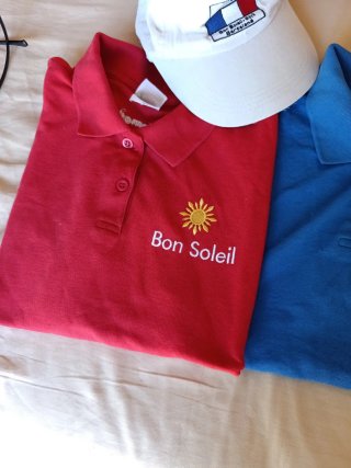 2 Polos Bon Soleil Manga Corta Talla L
