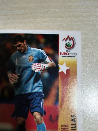 Cromo Iker Casillas Euro 2008 España