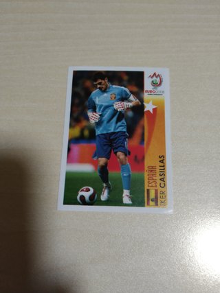 Cromo Iker Casillas Euro 2008 España