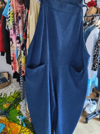 Mono largo de verano azul