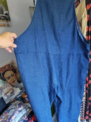 Mono largo de verano azul