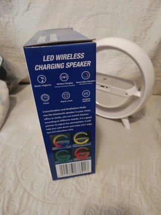 Altavoz Carga Inalámbrica LED BT-3401
