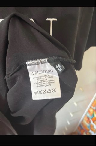T-shirt Valentino VLTN nera