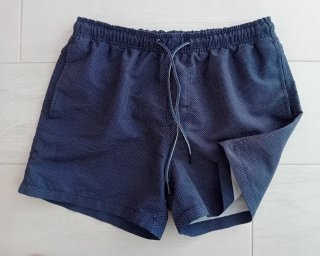 Bañador corto azul talla M