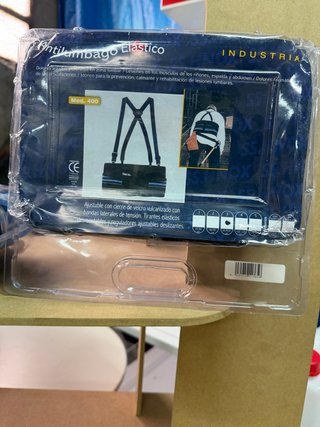 Faja Lumbar Elástica Ajustable con Tirantes