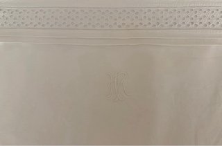 Federa vintage anni '60 monogramma