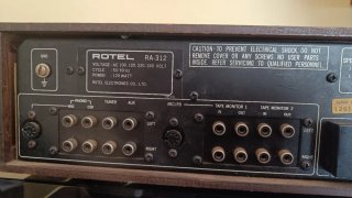 Amplificador Rotel RA-312 Plata