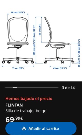 Silla de escritorio negra con ruedas