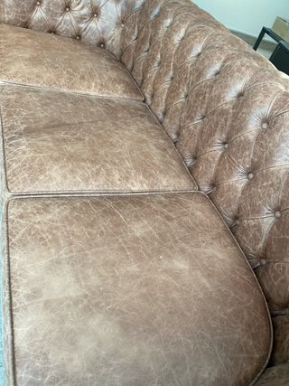 Sofá Chester Piel Vintage 235cm