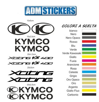 Kit Adesivi Kymco Xciting 400 VS