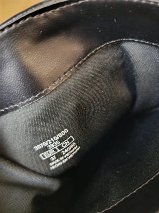 Botas altas de tacón negras Zara piel