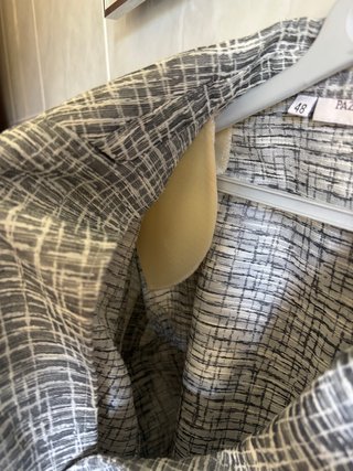 Americana blazer estampado tweed Paz Torras office