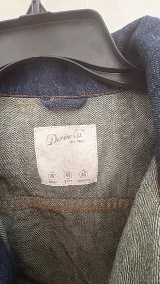 Chaqueta vaquera mujer mangas cuero
