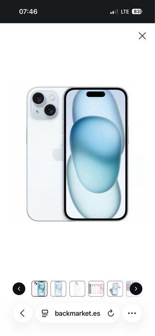 iPhone 15 Plata/Blanco Vendo o Cambio