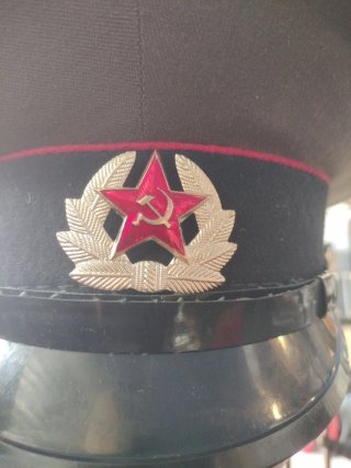 Gorra militar soviética plato