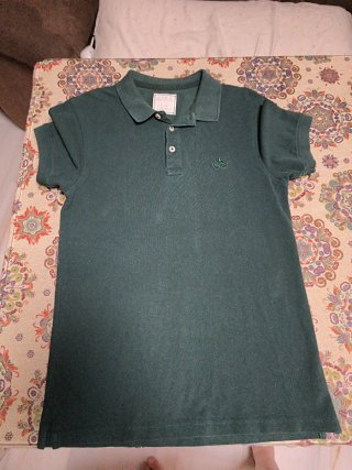 Polo Zara Verde Talla xs