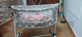 Silla paseo y cunita colecho para pegar a la cama