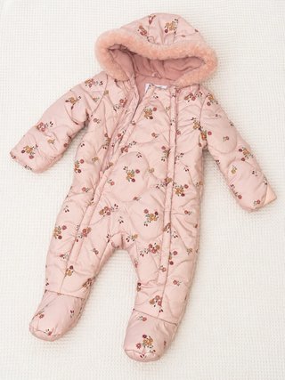 Buzo bebé niña Primark floral rosa 74cm