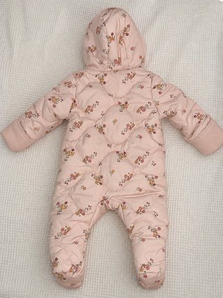 Buzo bebé niña Primark floral rosa 74cm