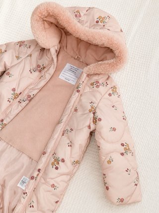 Buzo bebé niña Primark floral rosa 74cm