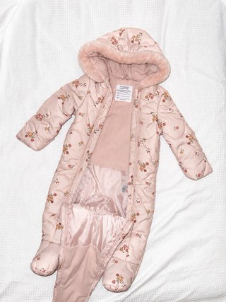 Buzo bebé niña Primark floral rosa 74cm