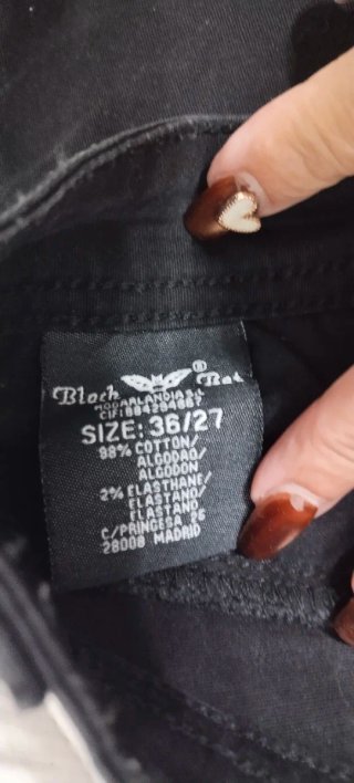 Bermudas vaqueras negras