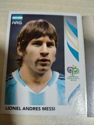 Cromo Messi Argentina Mundial Alemania 2006