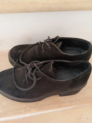Zapatos negros de plataforma