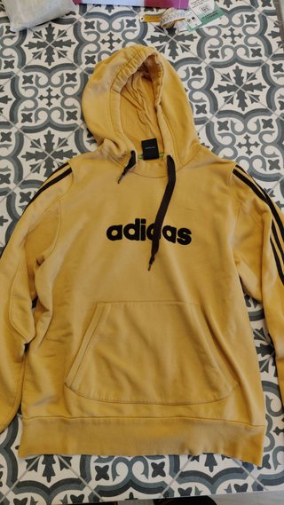 Felpa Adidas Giallo Senape Taglia L