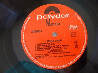 LP Golden Earring - Golden Earring (Polydor 1970)