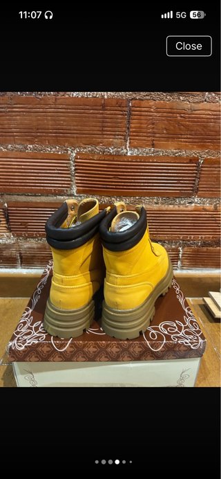 Botas Shein Amarillas Talla 39