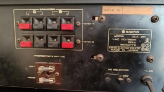 Amplificador Sanyo DCA-311 Plata