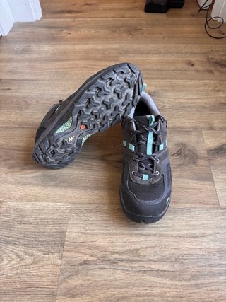 Zapatillas de Montaña Quechua Gris y Turquesa