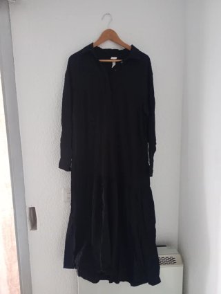 Vestido negro largo