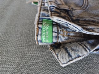 Pantalón vaquero Benetton niña