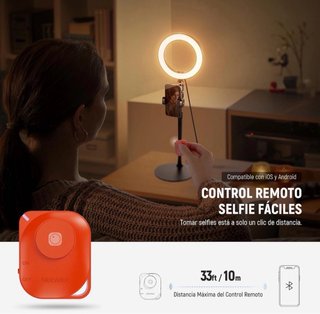 Aro de Luz LED Neewer con Trípode y soporte movil