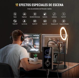 Aro de Luz LED Neewer con Trípode y soporte movil
