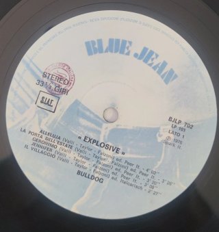 Bulldog - Explosive Vinile LP Italia 1976