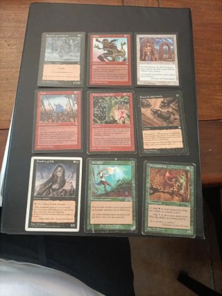 Lote 86 cartas Magic The Gathering antiguas
