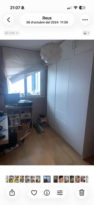 Armario JYSK Blanco 180x200 Seminuevo Embuelto